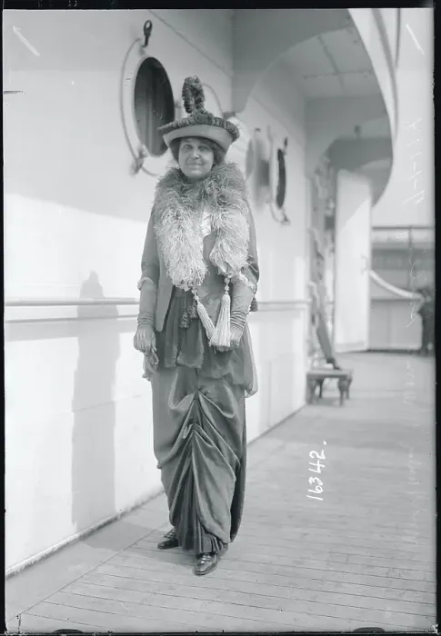 Framed Print : Suffragette Aboard Ship Framed Print : Suffragette Aboard Ship
