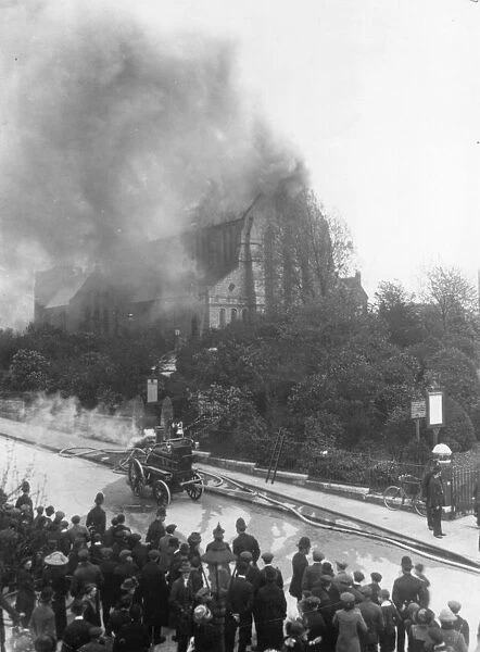 Suffragette Arson Attack at St Catherines Church, Hatcham