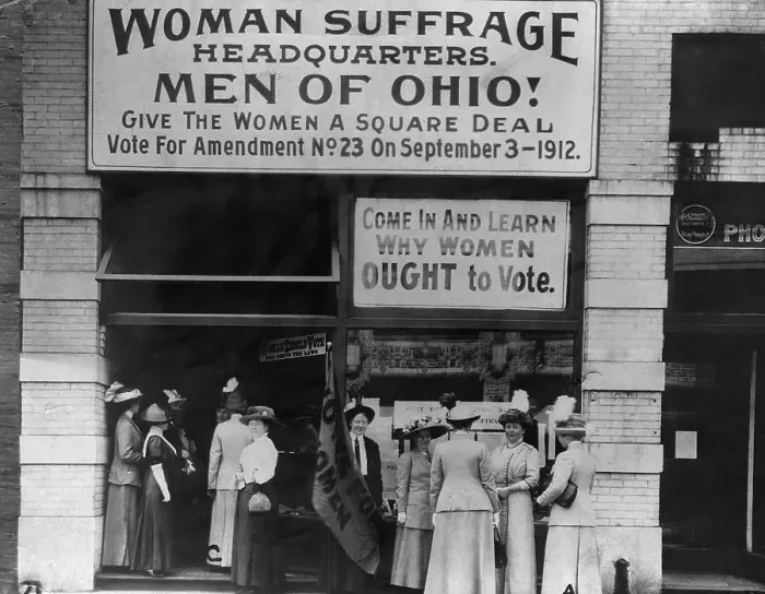 Framed Print : Suffragette Headquarters in Cleveland Framed Print : Suffragette Headquarters in Cleveland