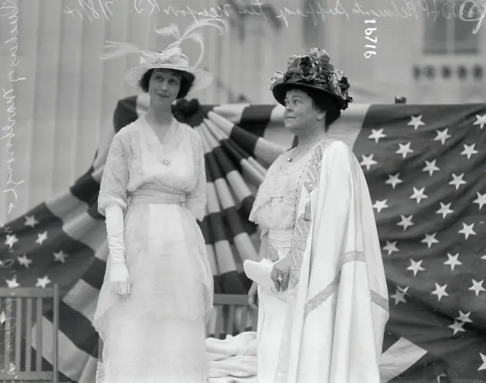Framed Print : Suffragette and Royalty Posing Together Framed Print : Suffragette and Royalty Posing Together