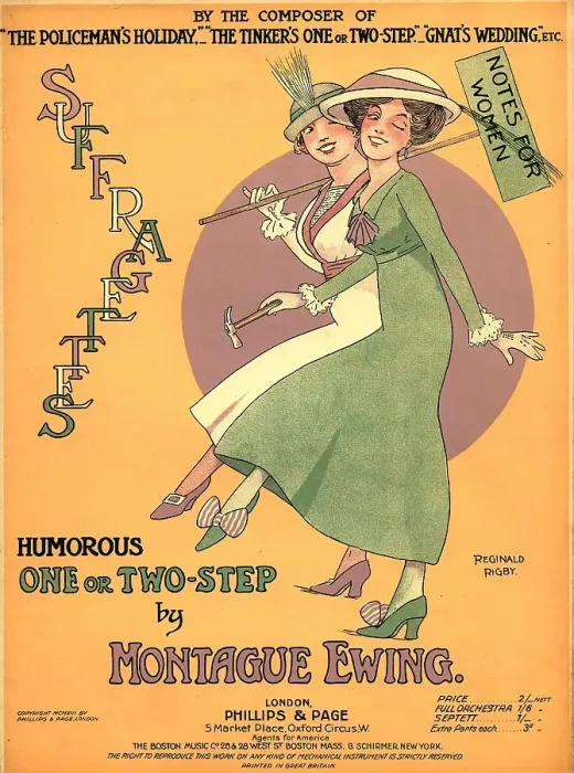 Framed Print : Suffragettes Two Step Framed Print : Suffragettes Two Step