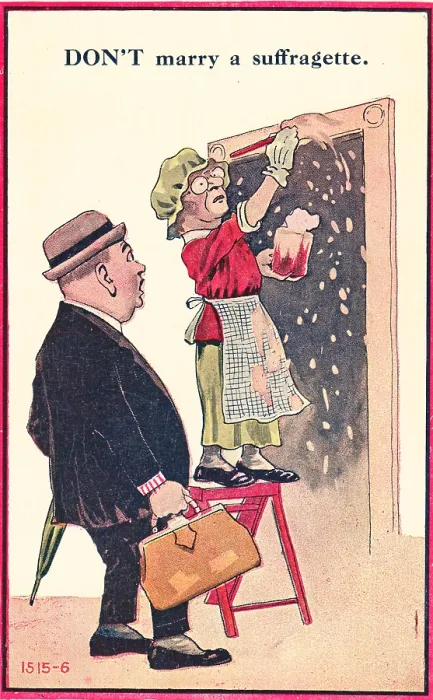 Framed Print : Suffragist Door Painter Framed Print : Suffragist Door Painter