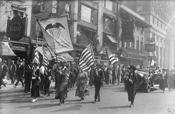 Framed Print : Suffragists Welcoming Home Carrie Chapman Catt Framed Print : Suffragists Welcoming Home Carrie Chapman Catt