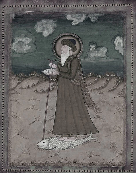 Sufi Saint Khidr. Illustration of the Sufi Saint Khidr (Arabic