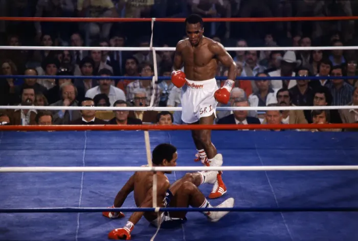 Framed Print : Sugar Ray Leonard and Wilfred Benitez in the Boxing Ring Framed Print : Sugar Ray Leonard and Wilfred Benitez in the Boxing Ring