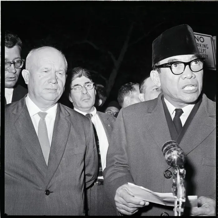 Framed Print : Sukarno W / Nikita Khrushchev Framed Print : Sukarno W / Nikita Khrushchev