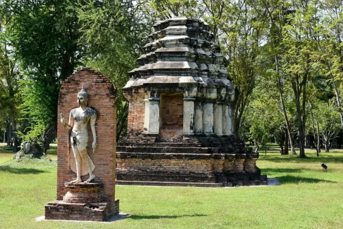 Framed Print : Sukhothai temple Thailand, Asia
