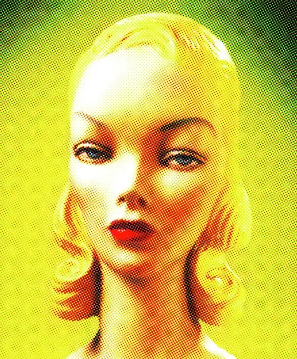 Framed Print : Sullen Blonde Woman Framed Print : Sullen Blonde Woman