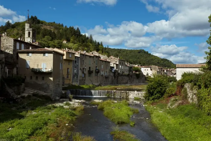 Framed Print : Sumene, The National Park Of Cevennes, Gard, Languedoc Roussillon, France