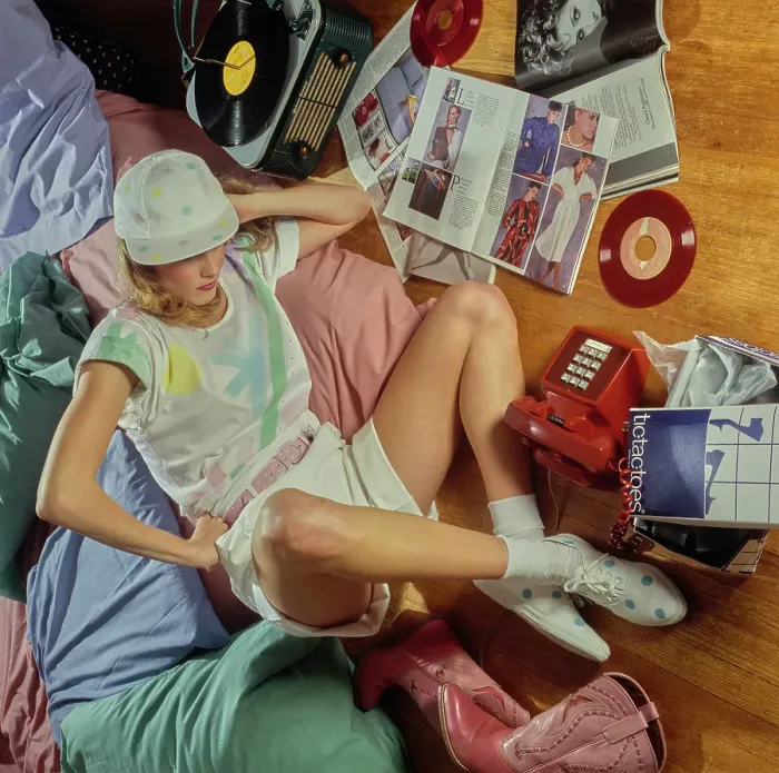 Framed Print : Summer Of 89 Womenswear Fashion Shoot