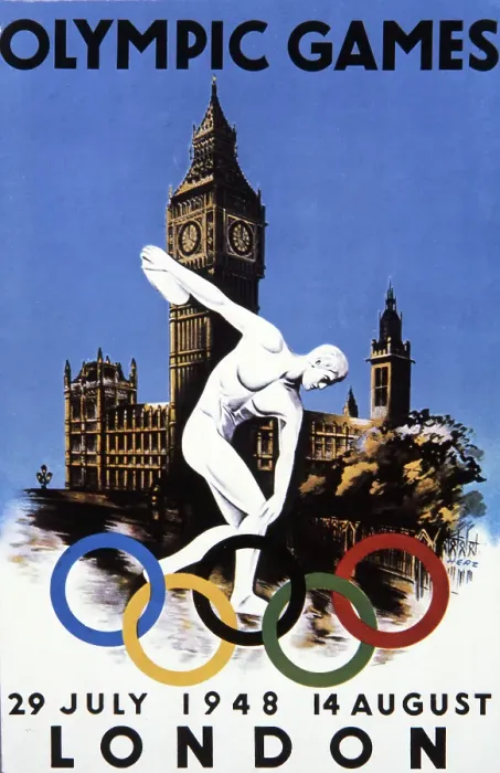 Framed Print : Summer Olympic Games London 1948 Framed Print : Summer Olympic Games London 1948