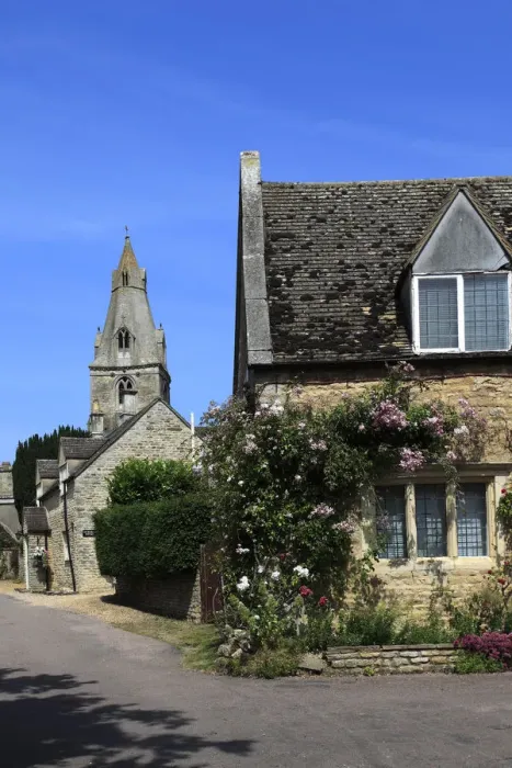 Framed Print : Summer view of St Marys Parish Church, Duddington Framed Print : Summer view of St Marys Parish Church, Duddington