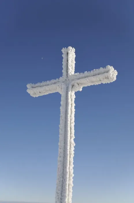 Framed Print : Summit cross of Mt. Unterberg, 1342m, Lower Austria, Austria, Europe Framed Print : Summit cross of Mt. Unterberg, 1342m, Lower Austria, Austria, Europe
