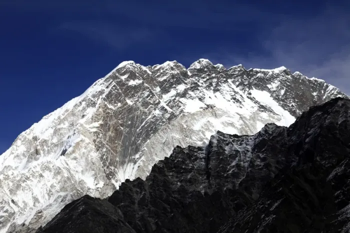 Framed Print : Summit of Nuptse mountain (7864 M)