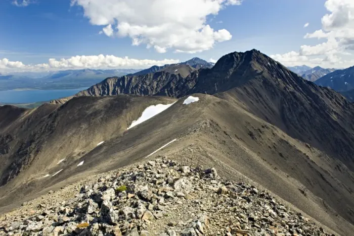 Framed Print : Summit ridge of Kings Throne Mountain, Kluane National Park, Yukon, Canada Framed Print : Summit ridge of Kings Throne Mountain, Kluane National Park, Yukon, Canada