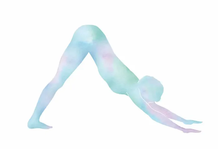 Framed Print : Sun Salutation Yoga Pose Illustration Ayurveda Framed Print : Sun Salutation Yoga Pose Illustration Ayurveda