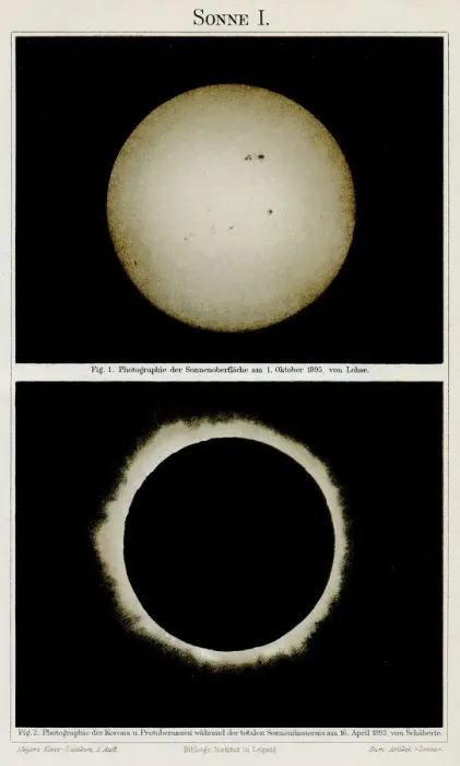 Framed Print : Sun surface lithograph 1895 Framed Print : Sun surface lithograph 1895