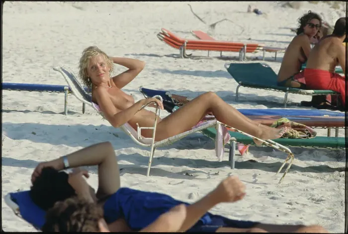 Framed Print : Sunbather Enjoying Sun Framed Print : Sunbather Enjoying Sun