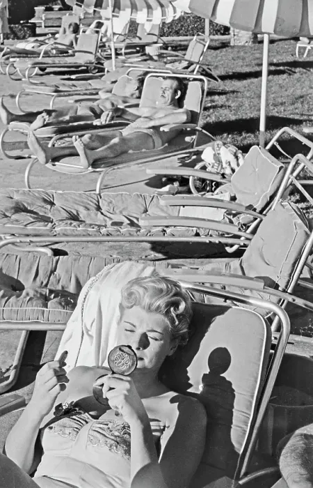 Framed Print : Sunbathing In Las Vegas Framed Print : Sunbathing In Las Vegas