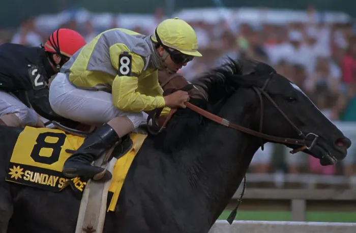 Framed Print : Sunday Silence and Easy Goer Competing in Preakness Framed Print : Sunday Silence and Easy Goer Competing in Preakness