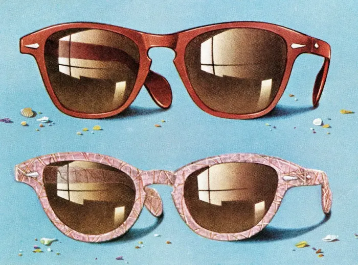 Framed Print : Two sunglasses Framed Print : Two sunglasses