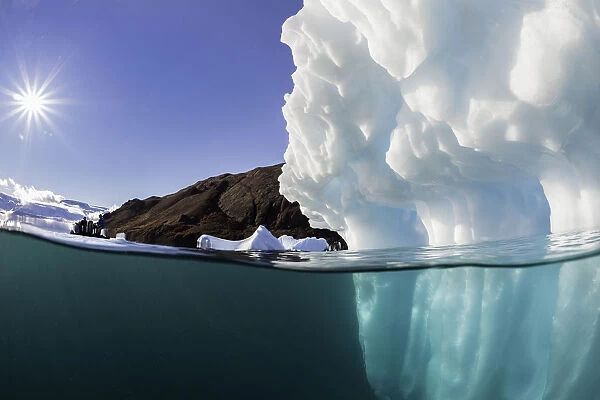 Sunlight On An Iceberg