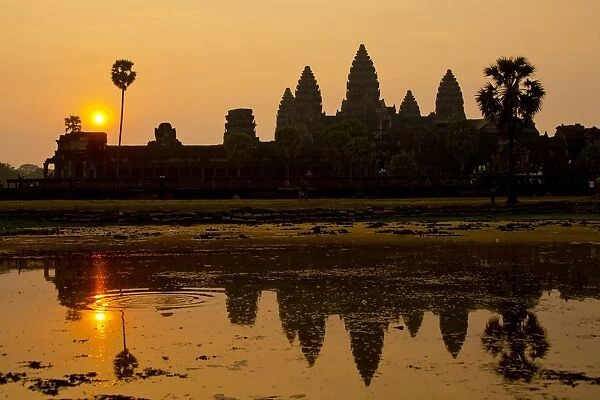 Sunrise at Angkor Wat, 7th Wonder of the World