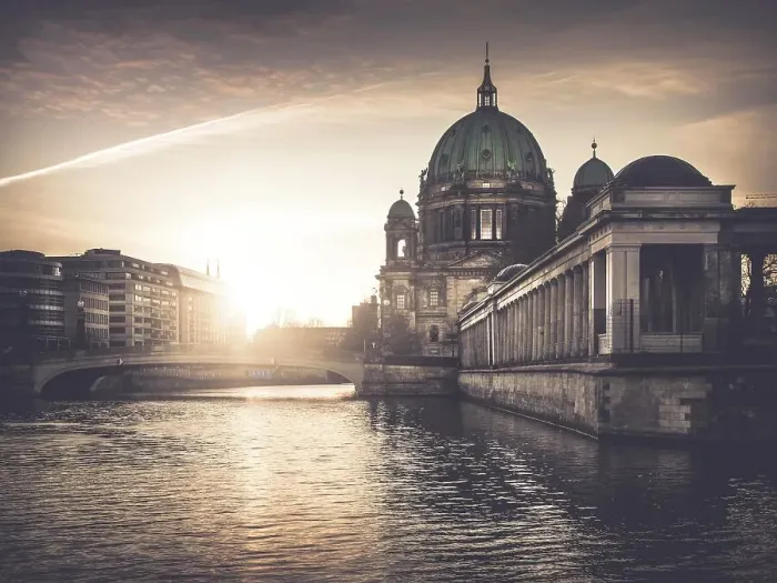 Framed Print : Sunrise, Berlin Cathedral, Berlin, Germany Framed Print : Sunrise, Berlin Cathedral, Berlin, Germany