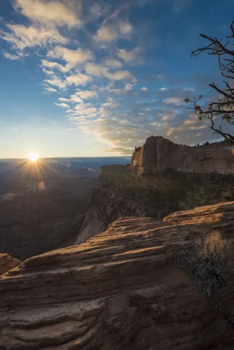 Framed Print : Sunrise in Canyonlands National Park, Utah, USA Framed Print : Sunrise in Canyonlands National Park, Utah, USA
