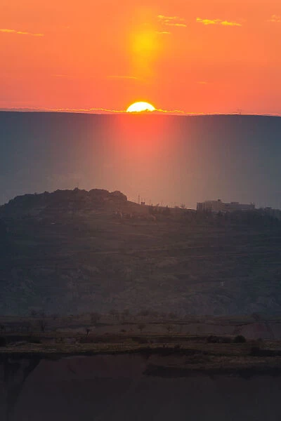 Sunrise over cappadocia