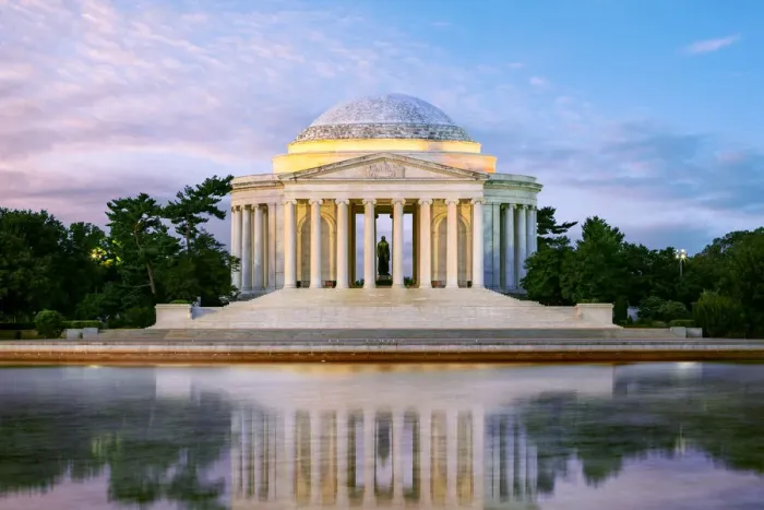 Framed Print : Sunrise, Jefferson Memorial Framed Print : Sunrise, Jefferson Memorial