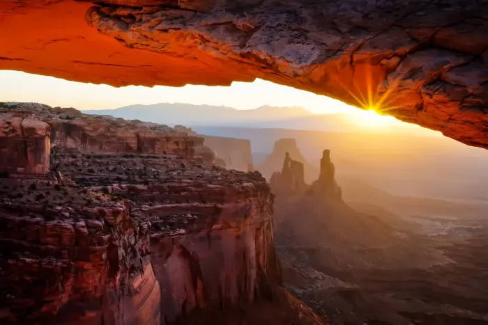 Framed Print : Sunrise at Mesa Arch Framed Print : Sunrise at Mesa Arch
