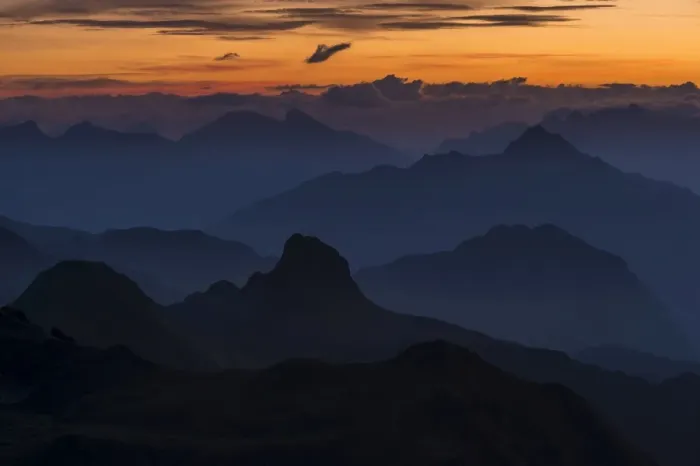 Framed Print : Sunrise above the Montafon mountains, Gargellen, Montafon, Vorarlberg, Austria Framed Print : Sunrise above the Montafon mountains, Gargellen, Montafon, Vorarlberg, Austria