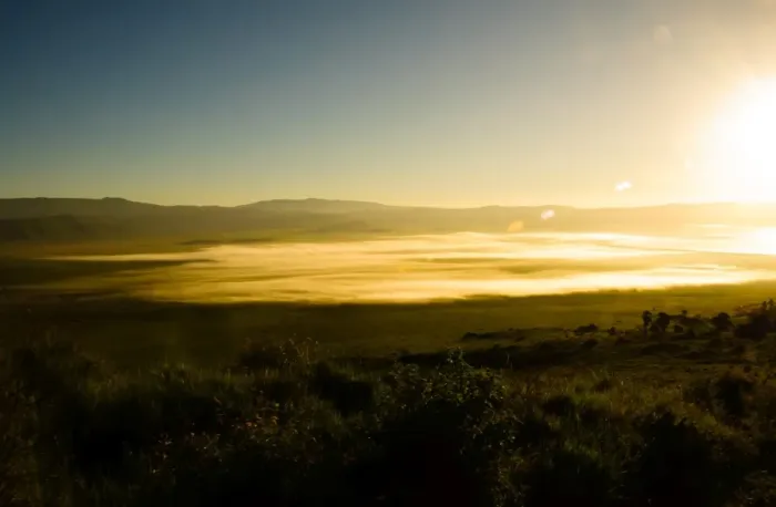 Framed Print : Sunrise at Ngorongoro Crater Framed Print : Sunrise at Ngorongoro Crater