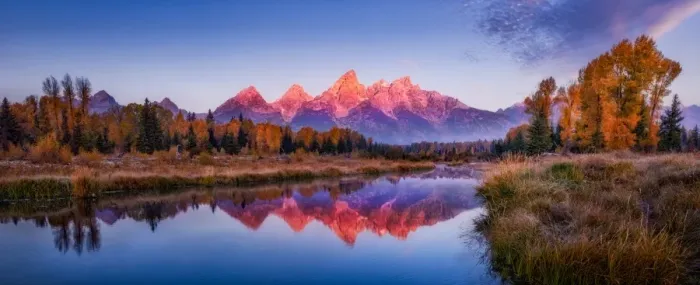 Framed Print : Sunrise panorama Grand Teton Mountains Framed Print : Sunrise panorama Grand Teton Mountains