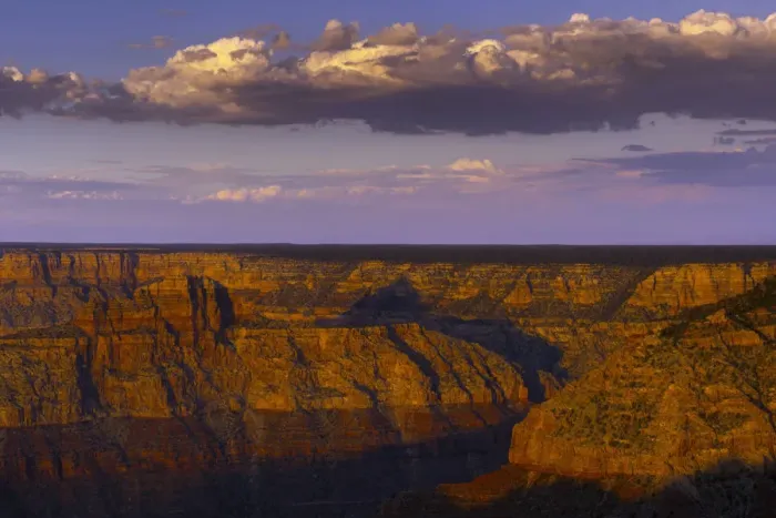 Framed Print : Sunrise on park formations, Grand Canyon National Park, Arizona, USA