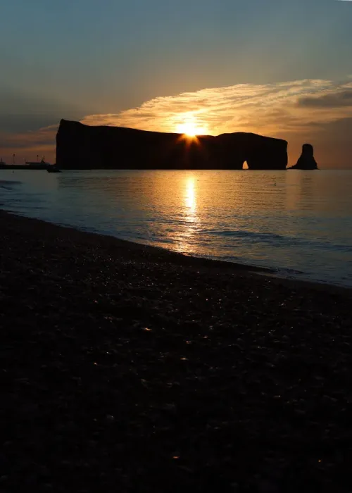 Framed Print : Sunrise in Perc├®, Gaspe Framed Print : Sunrise in Perc├®, Gaspe