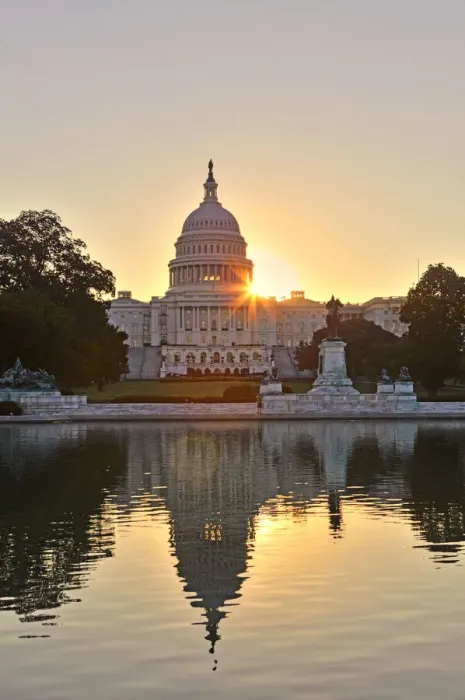 Framed Print : Sunrise at United States Capitol Framed Print : Sunrise at United States Capitol