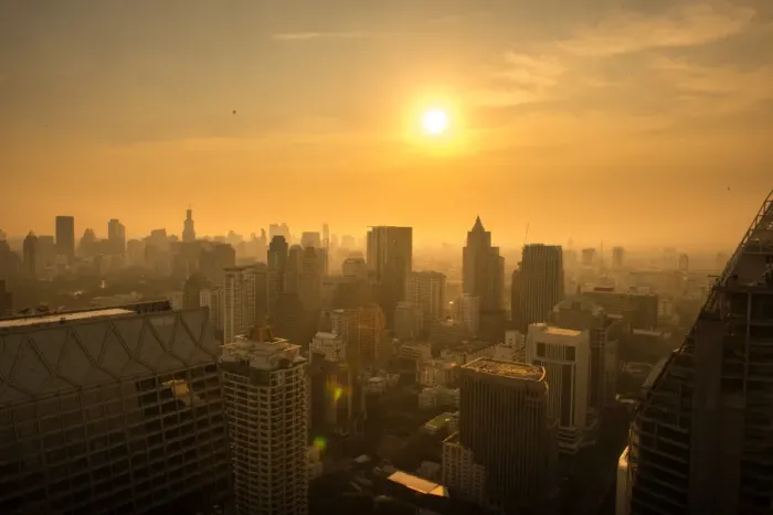 Framed Print : Sunset bangkok Framed Print : Sunset bangkok
