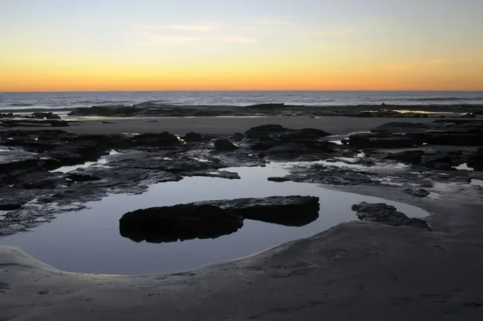Framed Print : Sunset on the beach in Broome, Australia