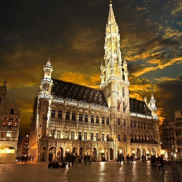 Sunset in Brussels