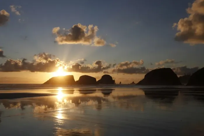 Framed Print : Sunset at Cannon Beach, Oregon, USA Framed Print : Sunset at Cannon Beach, Oregon, USA