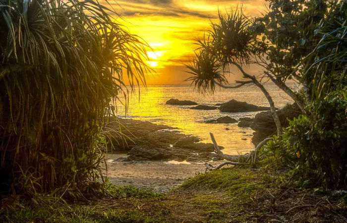 Framed Print : Sunset Cove