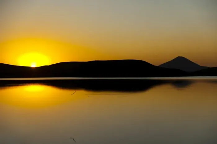 Framed Print : Sunset, crater landscape on Lake Myvatn, Norourland eystra, north-eastern Iceland, Iceland, Europe Framed Print : Sunset, crater landscape on Lake Myvatn, Norourland eystra, north-eastern Iceland, Iceland, Europe