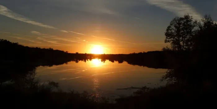 Framed Print : Sunset, Detroit Lakes, Minnesota, USA