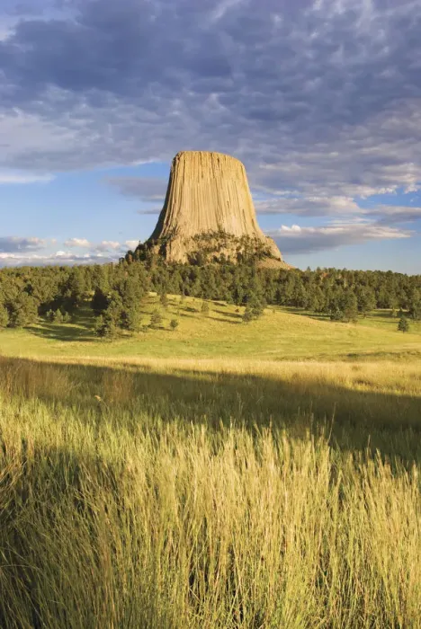 Framed Print : Sunset On Devils Tower Framed Print : Sunset On Devils Tower