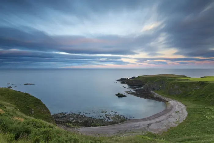 Framed Print : Sunset at Dunnottar Castle on the Scottish coast with moving cloud - Scotland Europe Framed Print : Sunset at Dunnottar Castle on the Scottish coast with moving cloud - Scotland Europe