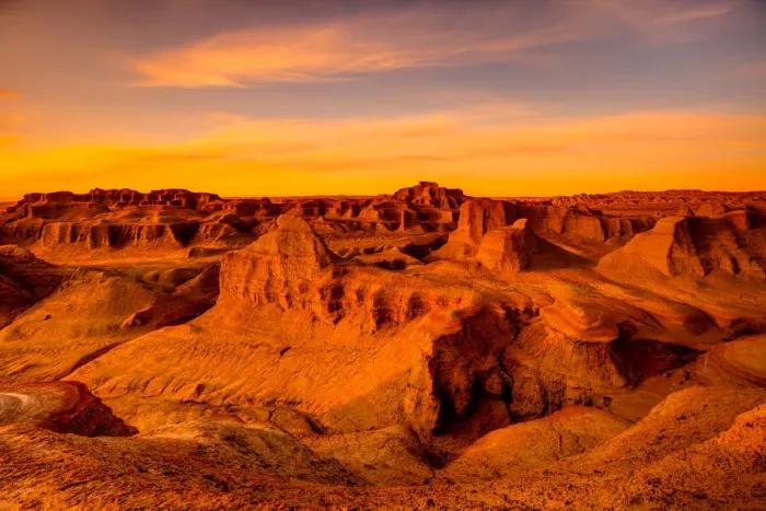 Framed Print : Sunset of the Gobi Desert Framed Print : Sunset of the Gobi Desert