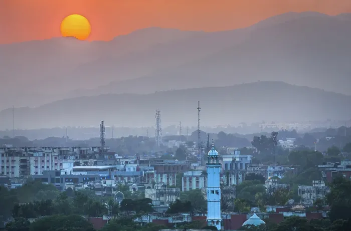 Framed Print : Sunset At Islamabad, Pakistan Framed Print : Sunset At Islamabad, Pakistan