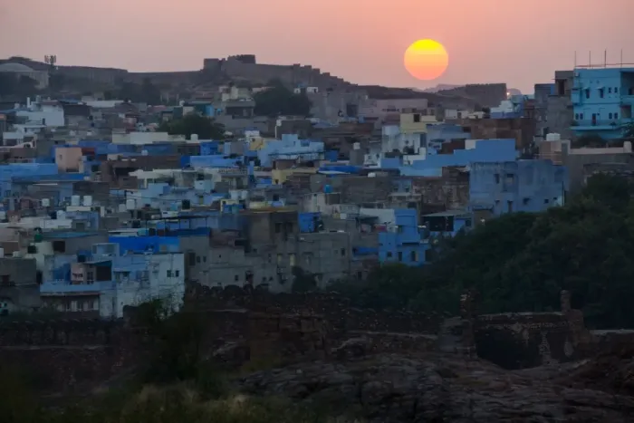 Framed Print : Sunset at Jodhpur, Rajasthan, India
